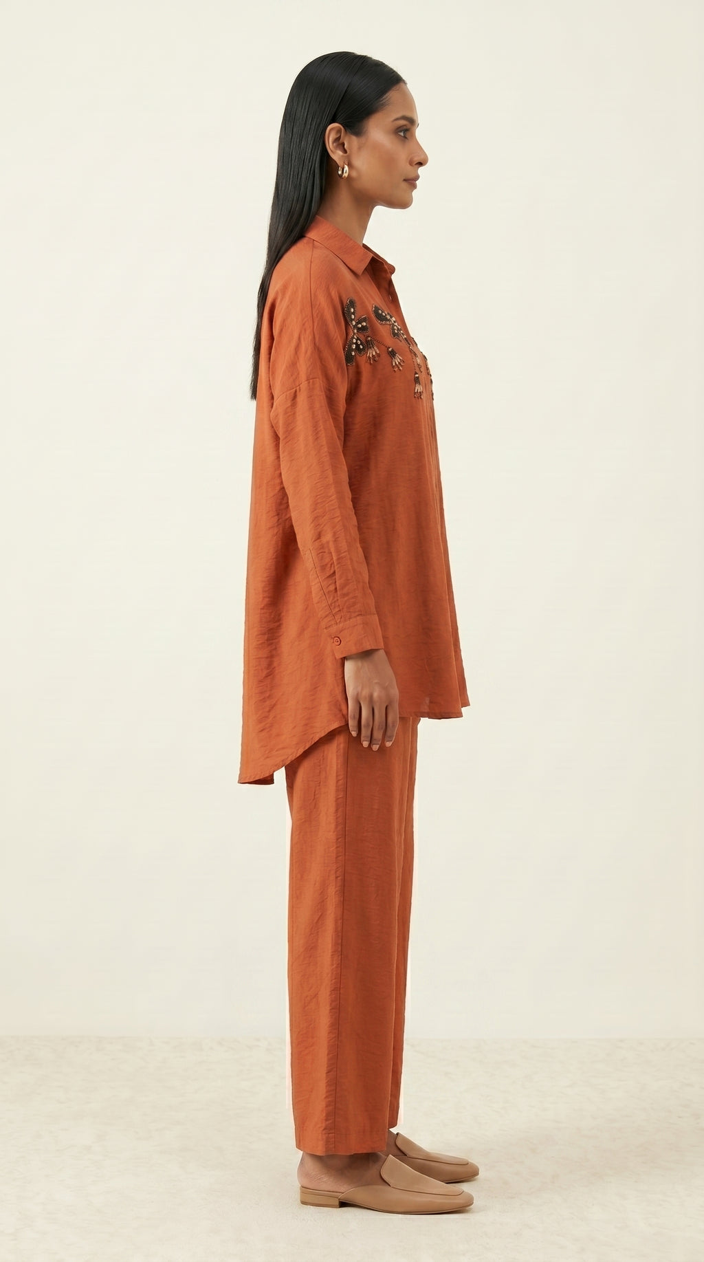 Sunset Charm Embellished Co-ord Set