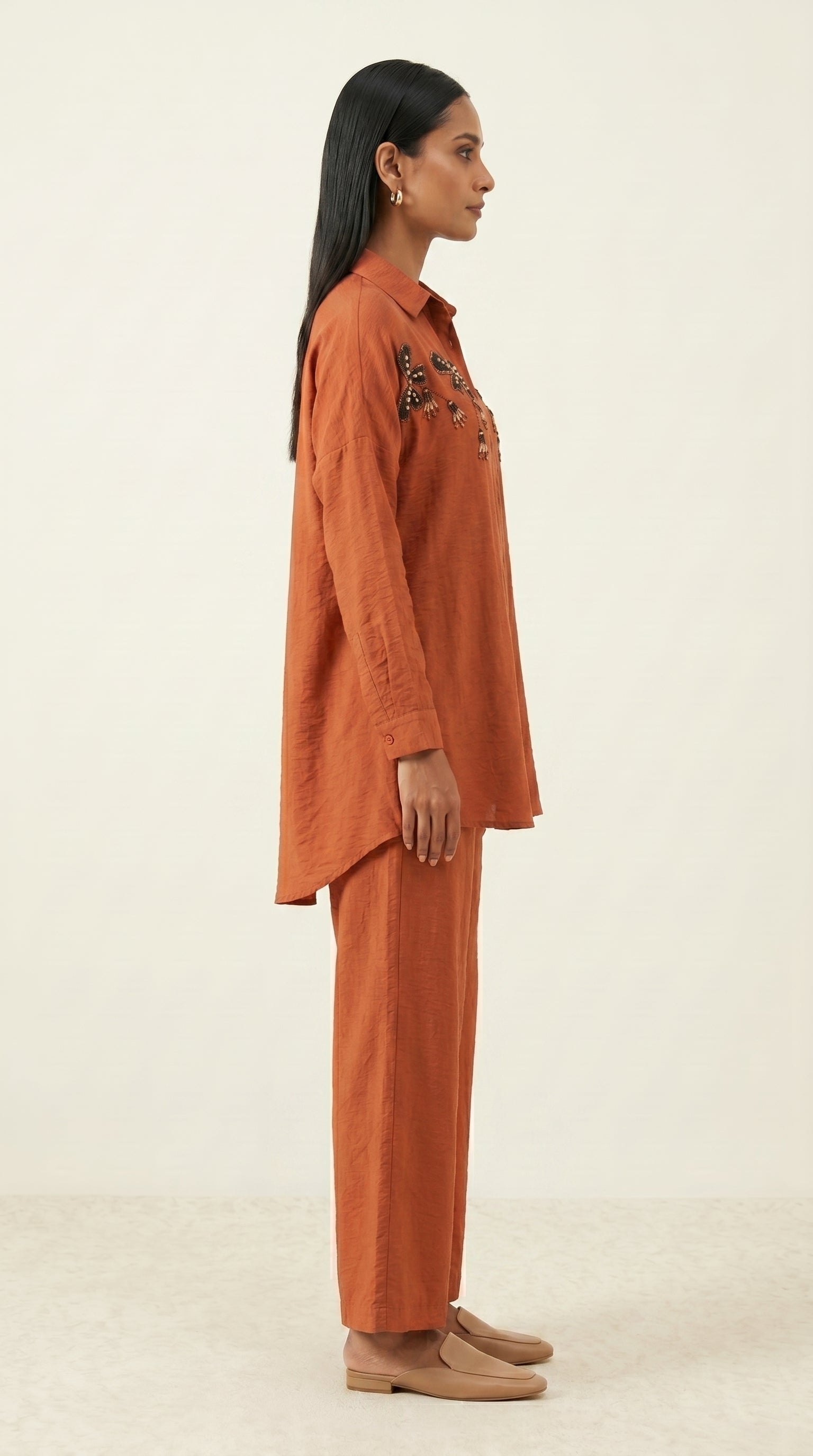 Sunset Charm Embellished Co-ord Set