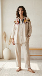 Meadow Muse Embroidered Co-ord Set