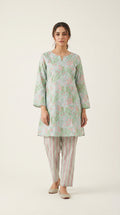 Mint Blossom Floral Co-ord Set