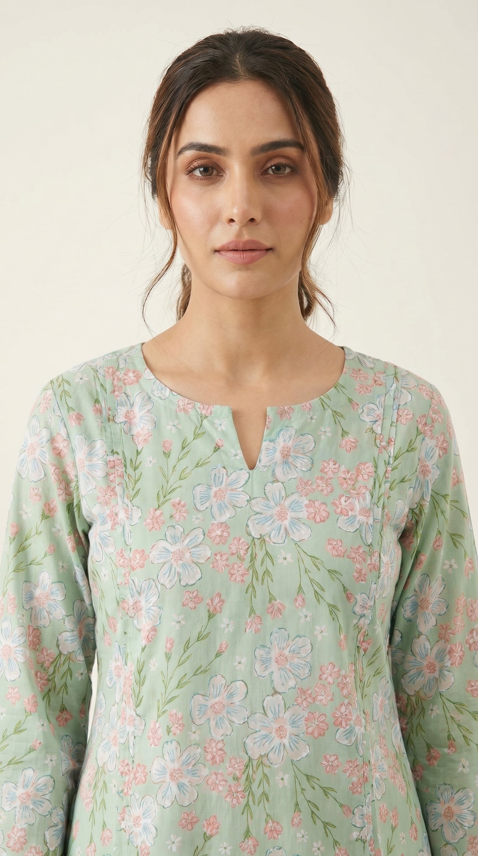 Mint Blossom Floral Co-ord Set