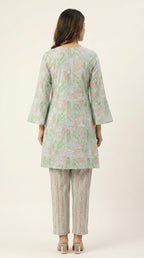 Mint Blossom Floral Co-ord Set