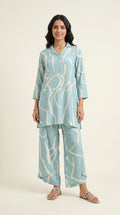 Azure Flow Co-ord Set