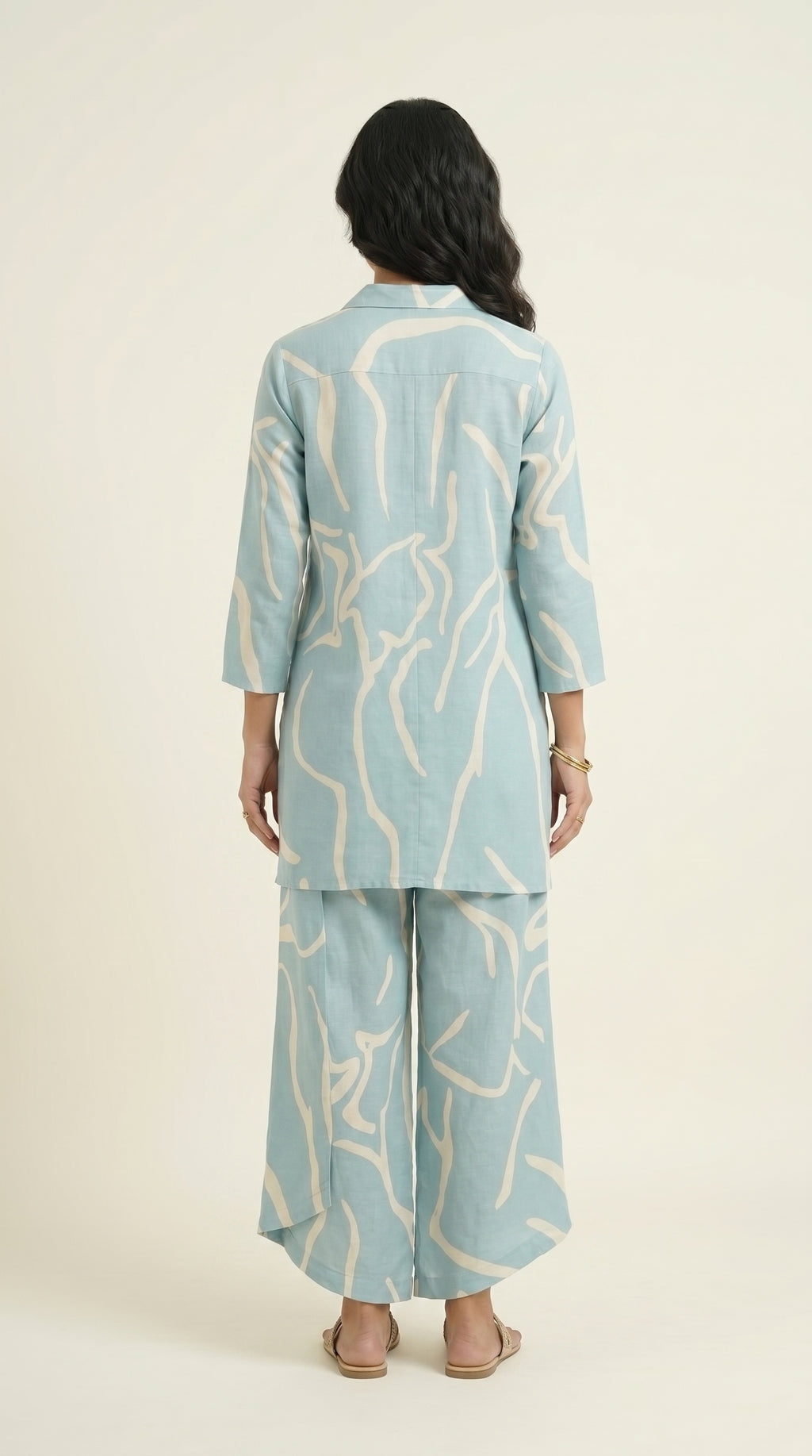 Azure Flow Co-ord Set