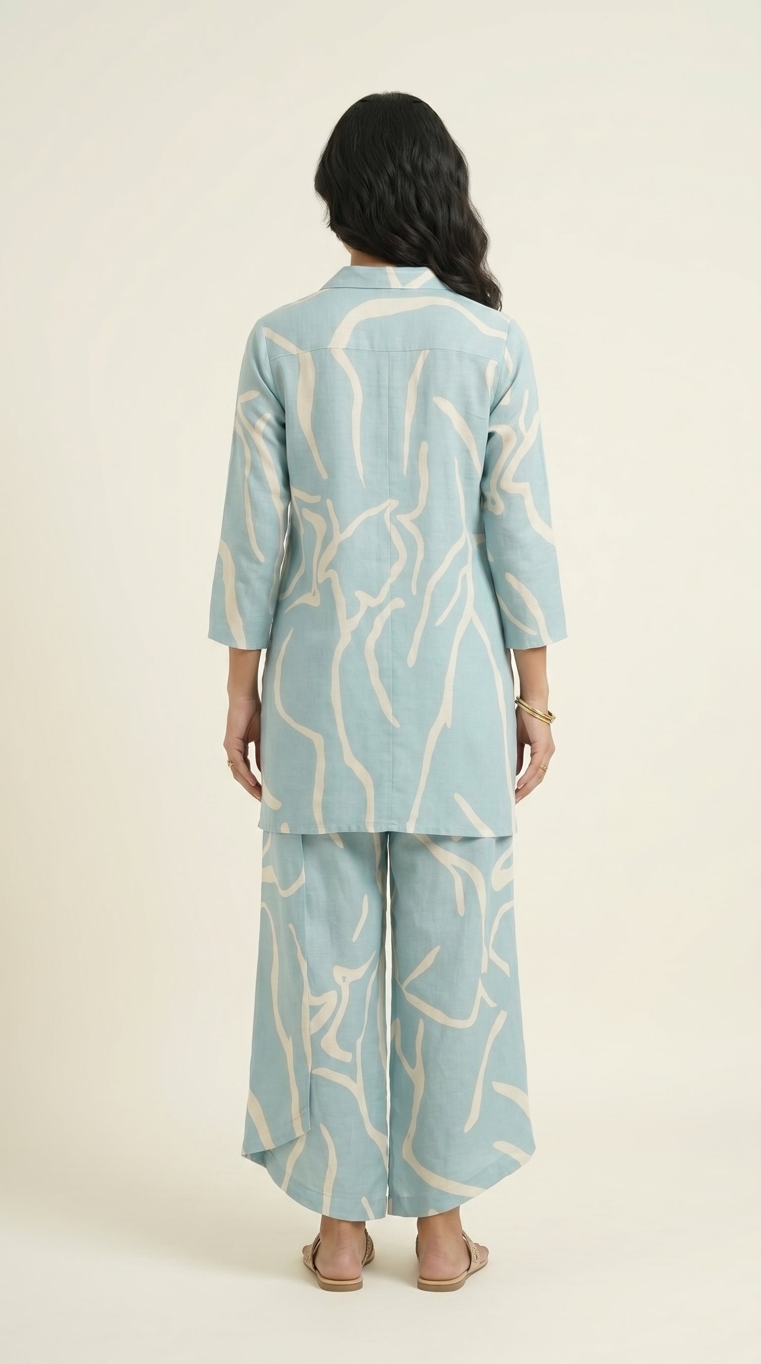 Azure Flow Co-ord Set