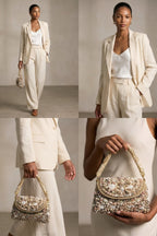 Seashell Symphony Handcrafted Embellished Bag