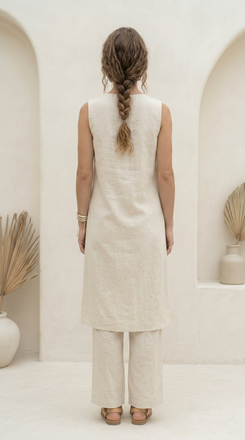 Aira Horse Print Khadi Cotton Co-ord Set