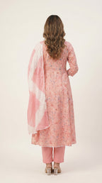 Elowen Blush Pink Floral Kurta Set