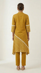 Sunlit Grace Asymmetrical Kurta Set