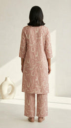 Blush Muse Printed Kurta Set