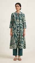 Teal Tribe Comfort Kurta Set
