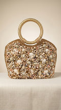 Oceanic Charm Handcrafted Shell-Embellished Ring Bag