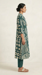 Teal Tribe Comfort Kurta Set