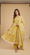 Sunlit Blossom Anarkali Kurta Set