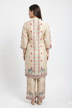 Heritage Elephant Crepe Kurta Set