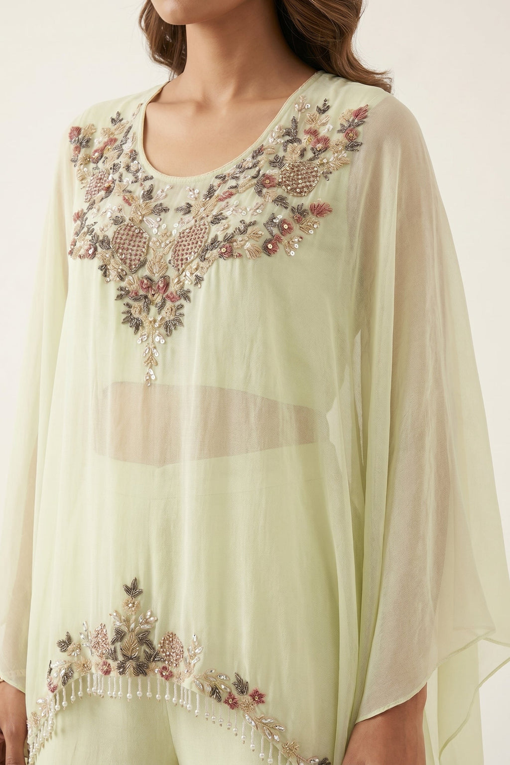Zehra Pista Chinon Kaftaan Palazzo Set