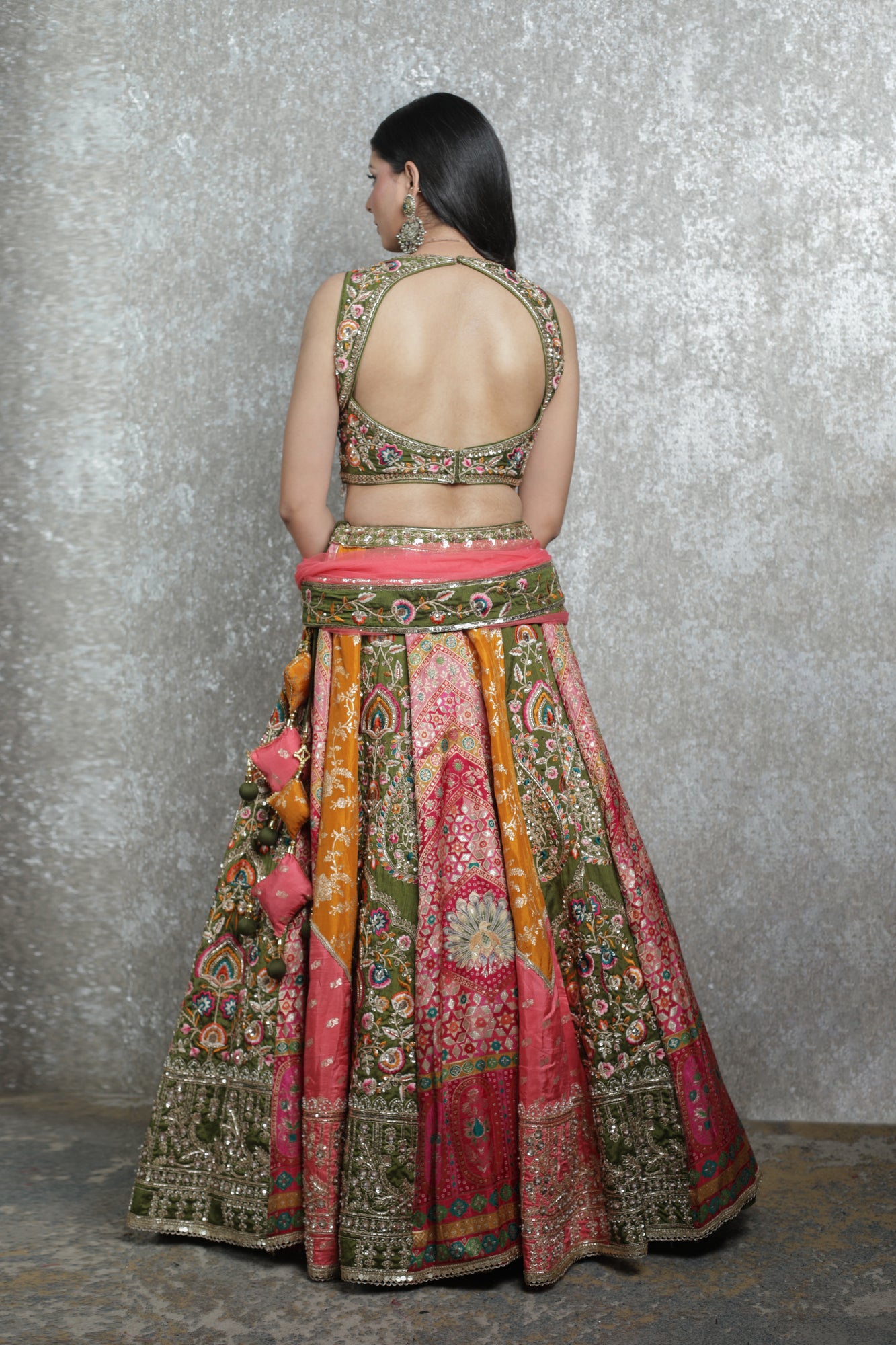 Rust Riyasat Bridal Lehenga