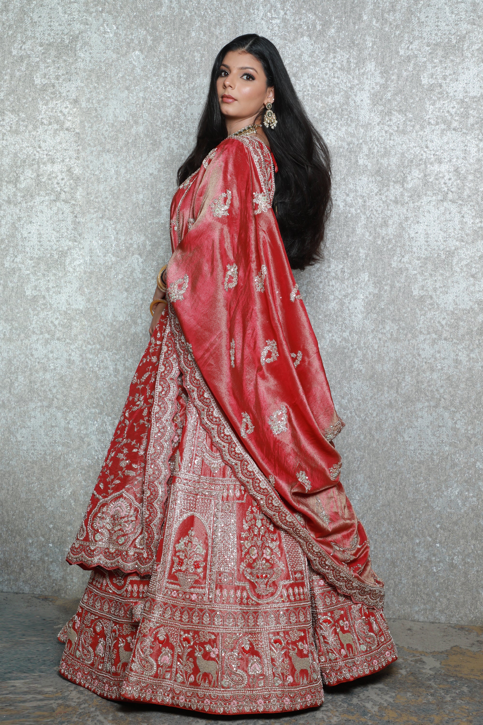 Zar-e-Rust Royal Bridal Lehenga