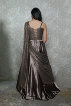 Zia Corset Drape Lehenga