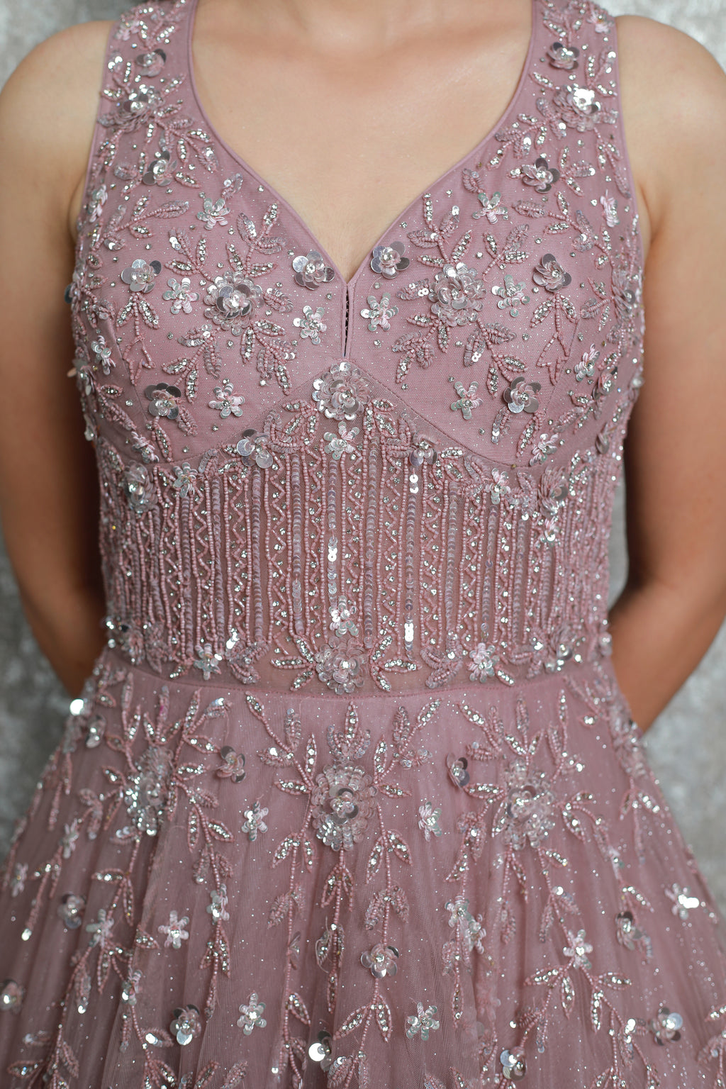 Noor-e-Gulab Pearl Gown