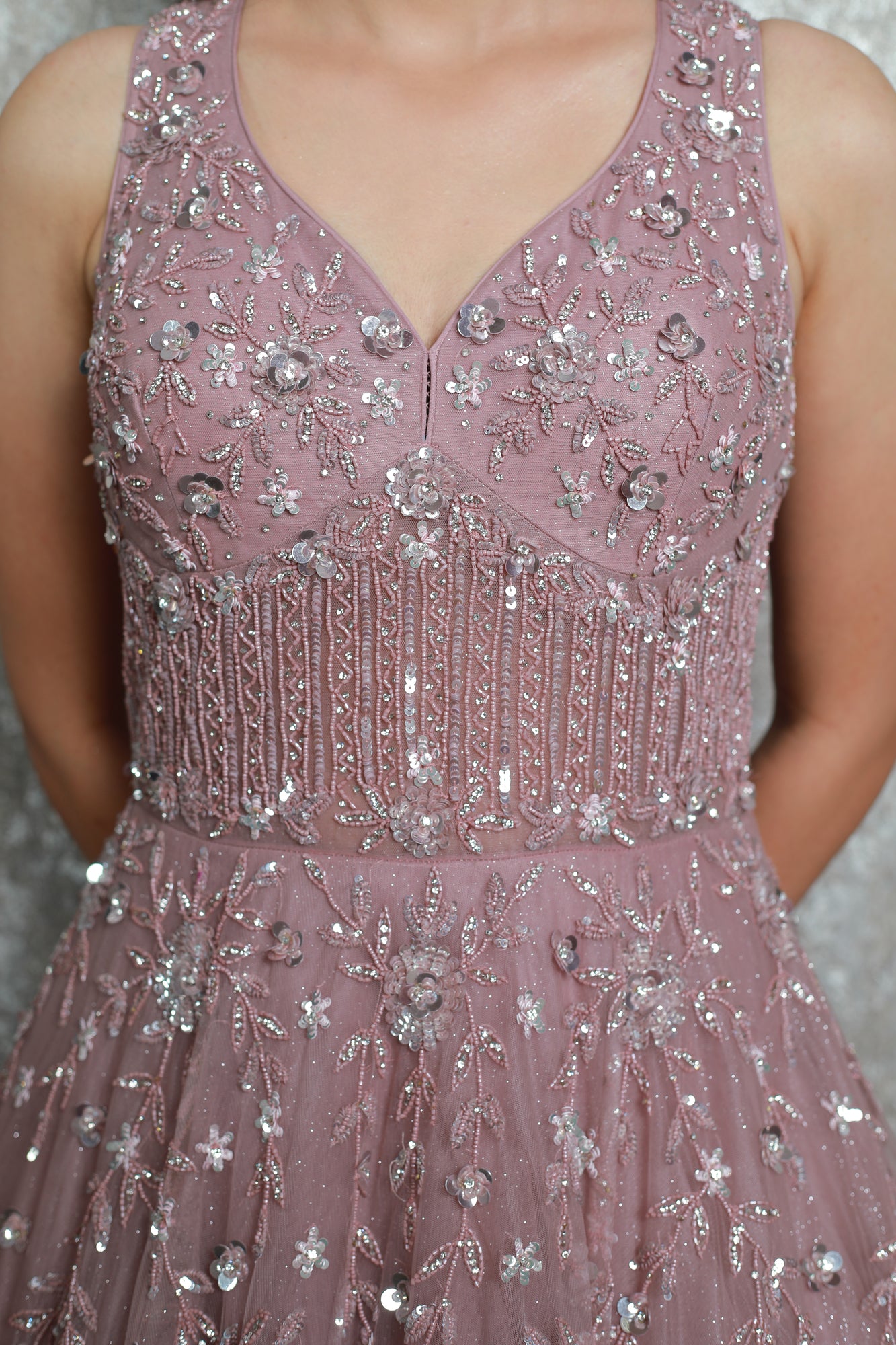 Noor-e-Gulab Pearl Gown