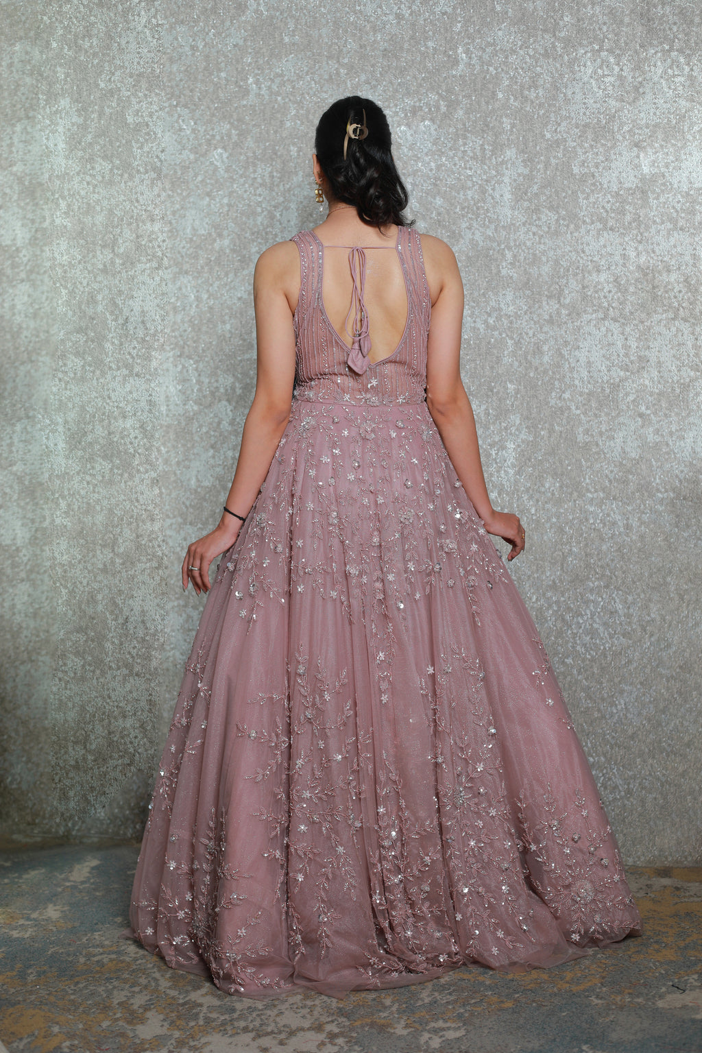 Noor-e-Gulab Pearl Gown