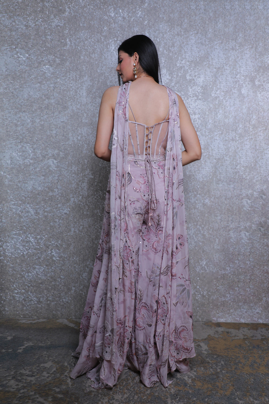 Gulabi Aura Corset Sharara