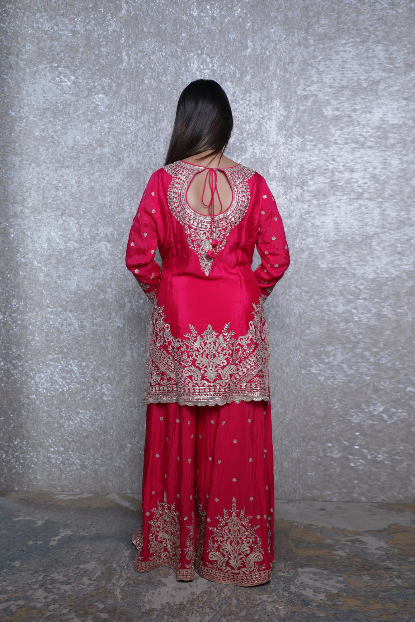Rangrez Magenta Sharara Set