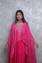 Mehfil Magenta Kaftan Dress