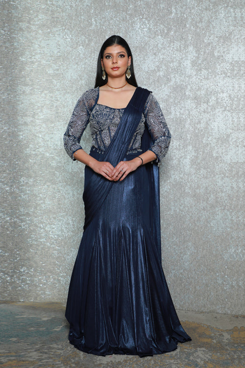 Blue Hour Corset Party Lehenga