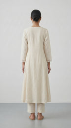 Ivory Charm Embroidered Kurta Set
