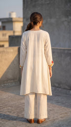 Zarmina Cotton Embroidered Kurta Set