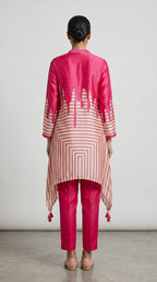 Rani Geometric Satin Co-ord Set