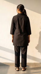 Black Noor Cotton Co-ord Set